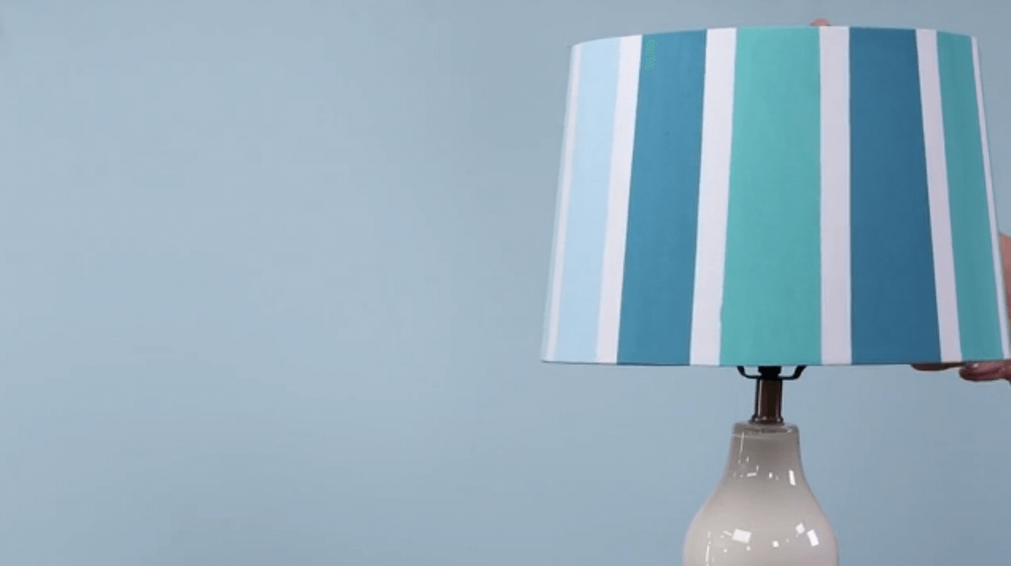 Brighten Your Room with Painted Lampshades